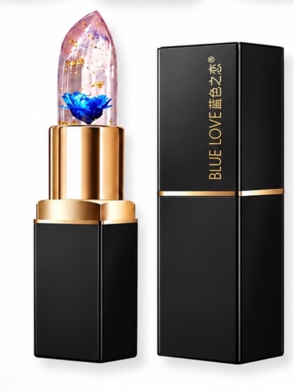 Blue Love Floral Color Changing Lipstick